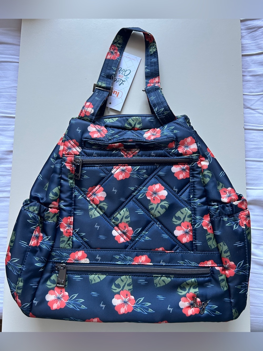 LUG SKYHOP BACKPACK ALOHA NAVY NWT